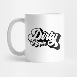 Dirty Hippie Retro Script Mug